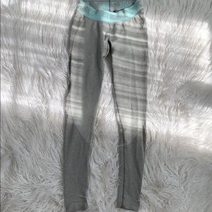 GYMSHARK flex leggings - grey & light blue